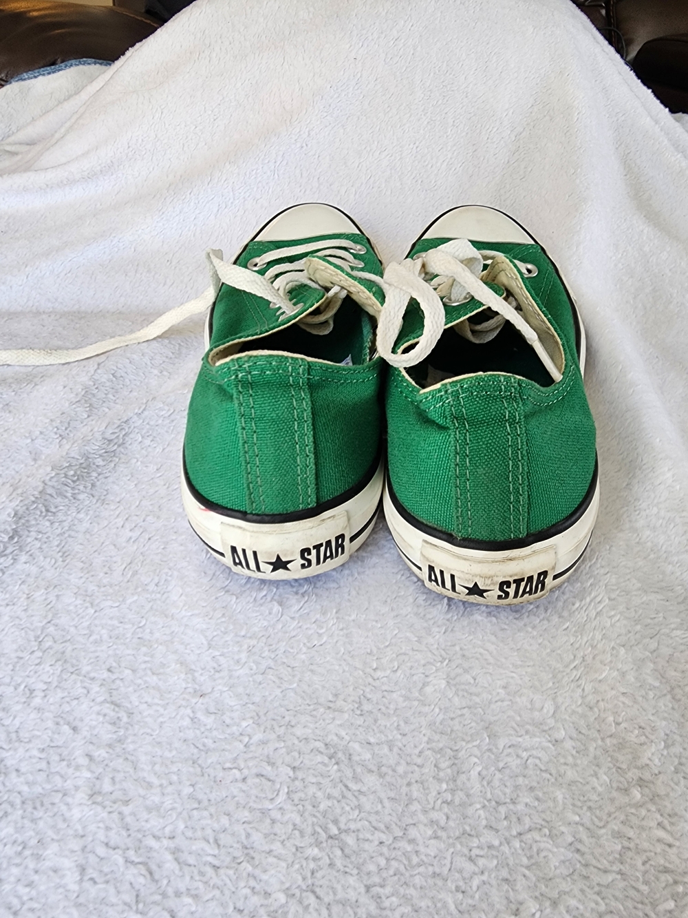 Converse Green Sneakers W7 M5 - Picture 2 of 4